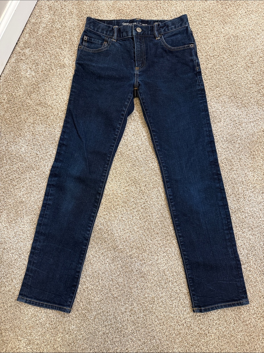 Gap Dark Blue Boy’s Jeans - Classic Straight Slim Fit 12 Regular